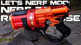 Lets NERF Mod NERF Rival Roundhouse XX1500 InternalsSpring UpgradeSeal [upl. by Nnahoj]