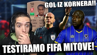 TESTIRAMO FIFA 17 MITOVE 1  GOL IZ KORNERA [upl. by Siseneg]