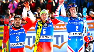 FIS Alpine Ski World Cup  Mens Slalom Run 2  Chamonix FRA  2024 [upl. by Luamaj]