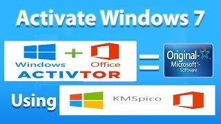 HOW TO ACTIVE WINDOW 7 amp MS OFFICE ALL VERSION amp USING KMSPICO  HOW TO DOWNLOAD NET F [upl. by Esital]