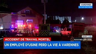 Accident de travail mortel un homme retrouvé inanimé sous un chariot élévateur à Varennes  Explica [upl. by Els]