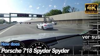 BMW M2 Competition vs Porsche 718 Spyder Spyder 90200 Insta360 DriveAnalyser RaceRender 4k [upl. by Pulcheria819]