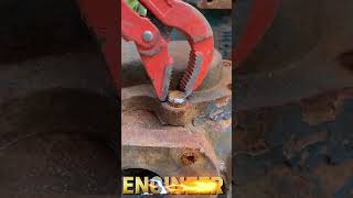 Rusty Nuts 🔩 open Amazing Tools shortsvideo automobile autotools tools automachine [upl. by Llednahs178]