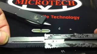 OTF Microtech Knife ultratech cleaning [upl. by Nats]