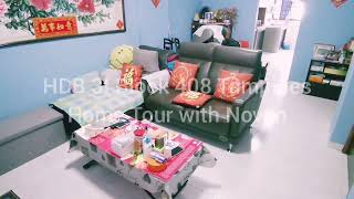 HDB 3I Block 408 Tampines Street 41 3Room Improved [upl. by Kcerred]