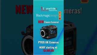 Introducing the NEW PYXIS 6K Cameras from Blackmagic Design [upl. by Settera]