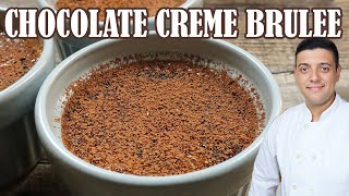 How to Make Creme Brulee  Chocolate Creme Brulee by Lounging with Lenny [upl. by Oikim]