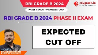 RBI Grade B 2024 Phase II Exam Expected Cut off  Exam Analysis  Brajesh Mohan [upl. by Noswad]