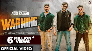 WARNING Official Video  Addi Kalyan  Haryanvi Songs Haryanavi 2024 [upl. by Monjan]