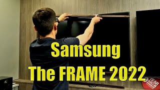 Samsung The FRAME 2022 Unboxing Setup ArtWork Demo and Review [upl. by Eldwun]