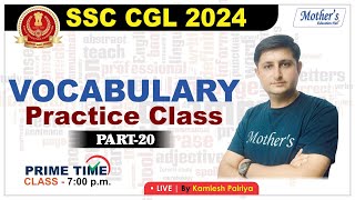 Vocabulary for SSC CGLCHSLCPO2024  Practice Class67 [upl. by Hiltner427]