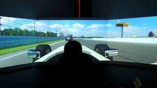 Iracing with 3 HD videoprojectors [upl. by Ailene280]