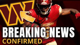 🚨🔥INCREDIBLE THE COMMANDERS OFFENSE HAS A NEW STAR Washington Commanders News [upl. by Rammaj]