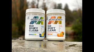 Supplement Review  MuscleTech ISO WHEY CLEAR [upl. by Hajed]