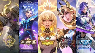 All Tournament Skin Series Mobile Legends  Entrance Animation [upl. by Stone844]