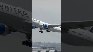 United Airlines 777200 PW4000 Engines Takeoff at LAX shorts [upl. by Nnairet]