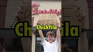 ChickFila Now Sells Beef [upl. by Tolmann]