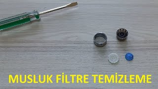 COK BASİT MUSLUK FİLTRESİ PERLATÖR NASIL TEMİZLENİR  HOW TO CLEAN THE FAUCET [upl. by Norse]