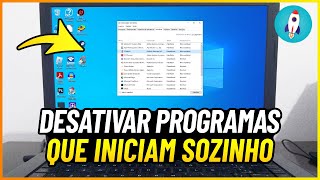 Como Tirar PROGRAMAS QUE INICIAM Com o Windows 10 11 8 7  Desativar [upl. by Ailuig686]