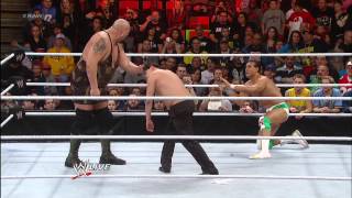 Alberto Del Rio vs Big Show  Raw Roulette Body Slam Challenge Raw Jan 28 2013 [upl. by Meil384]