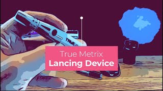 True Metrix Lancing Device Instructions  How to use Lancets [upl. by Elletnwahs]