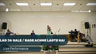 Lag Ja GaleBade Achhe Lagte Hai  Live  Franklin Macwan [upl. by Nennahs]