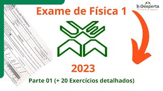 Exame de Física 01 UEM 2023 Parte 01 [upl. by Benoite]