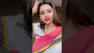 Durga Puja Makeup Look😍barshabasu bollywoodmusic ytshorts youtubeshorts durgapuja song [upl. by Dorena]