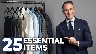 The ULTIMATE Beginner’s Capsule Wardrobe  25 Men’s Wardrobe Essentials [upl. by Ayres58]