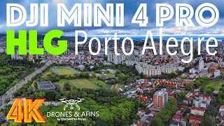 DJI MINI 4 Pro teste em HLG  PORTO ALEGRE 2024  drones e afins [upl. by Nyroc]