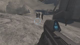 Halo 2  Cut Campaign Mission Moonbase [upl. by Karon]