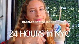 NYC VLOG 24 hours in NYC coffee shops what I ate fall in nyc [upl. by Nakhsa]