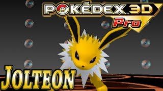 Pokemon 135 Jolteon Pokedex 3D Pro [upl. by Pasadis]