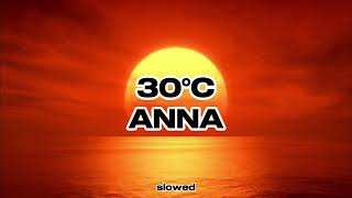 30°C SLOWED  ANNA  Italian Hits [upl. by Etsirk136]