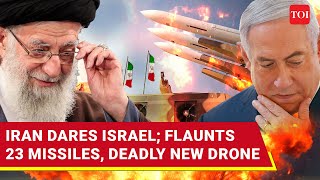 Death To Israel Iran Takes Big Pledge Parades New Missile Drone With 4000 KM Range [upl. by Arocahs]