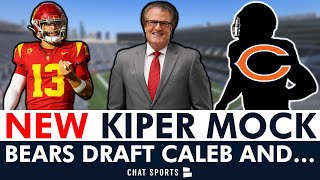 Mel Kiper 2024 NFL Mock Draft Chicago Bears Select Caleb Williams At 1  WHO At 9  Bears Draft [upl. by Alenairam445]