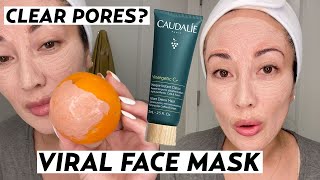 Does This Viral Face Mask Really Clear Your Pores Caudalie Vinergetic C Instant Detox Mask Review [upl. by Gib]