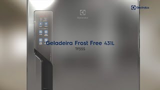 Geladeira Electrolux Frost Free 431L Duplex Cor Inox TF5S [upl. by Kalbli]