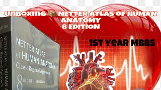 Netter Atlas of Human Anatomy MBBS 1st Year Unboxing mbbs unboxing review atlas science amazon [upl. by Egin]