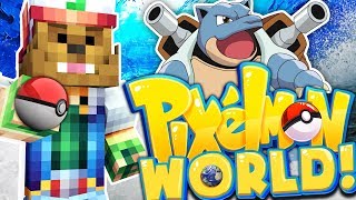 MEGA BLASTOISE OP  PIXELMON WORLD 6  JeromeASF [upl. by Orford524]