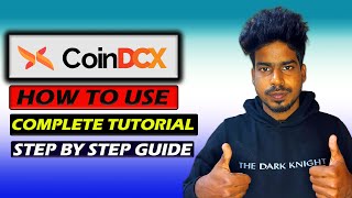 Coindcx tutorial for beginners 2024  How to use Coindcx app  Deposite  Withdraw  Trade [upl. by Cerell367]