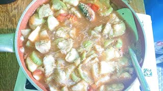 GINISANG PATOLA WITH SARDINAS AND SOTANGHON  Maducz Kitchen [upl. by Champaigne]