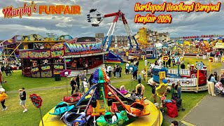 Hartlepool Headland Carnival Funfair August 2024 [upl. by Zeke]