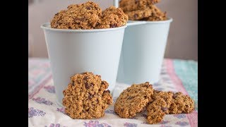 Galletas saludables de avena y chocolate [upl. by Hnahk814]