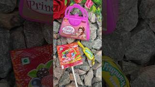 Mixed berry pop amp frupunch banana with princess gems lollipop shorts lollipop candy [upl. by Abehsat852]