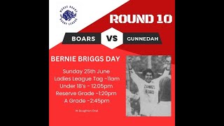 Moree Boars Vs Gunnedah Bernie Briggs Day 2023 [upl. by Soulier]