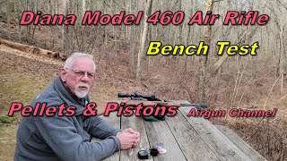 Diana 460 Magnum Air Rifle Bench Test [upl. by Demakis]