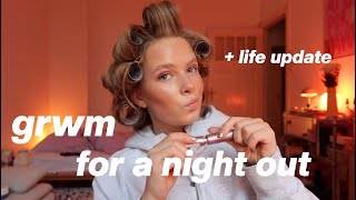 get ready with me for a NIGHT OUT  LIFE UPDATE  Unistart Podcast overthinking  Hanna Marie [upl. by Ninetta]