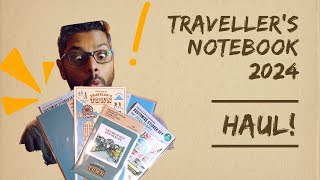 My Travelers Company Travelers Notebook 2024 Haul [upl. by Attenev638]