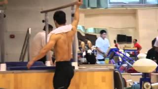 Lu Xiaojun China 77kg 165lb Weighted Dips for Reps [upl. by Serica]